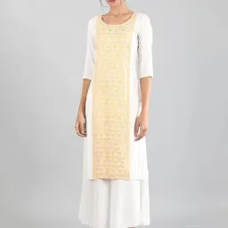 Aurelia Off White Printed Kurta-image-37