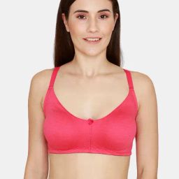 Zivame Raspberry Non Wired Non Padded T-Shirt Bra-picture-9