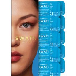 Swati Cosmetics Coloured Contact Lenses - Sapphire (1 Day, Power -0.5)-image-74