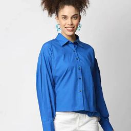 Remanika Blue Regular Fit Shirt-image-76