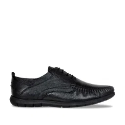 Allen Cooper Men's Black Derby Shoes-image-28