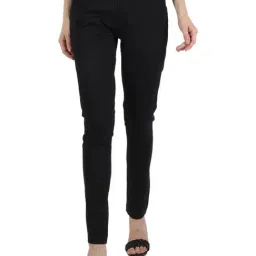 Monte Carlo Black Slim Fit Flat Front Trousers-image-28
