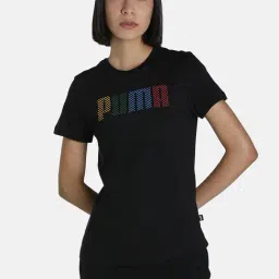 Puma Multicolor Logo Regular Fit T-Shirt-image-4