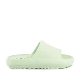 London Rag Women's Green Slides-image-27