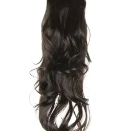 Stasia Street Clip-In Out Curls Dark Brown Pony Tail Hair Extension - 20 Inches-picture-0