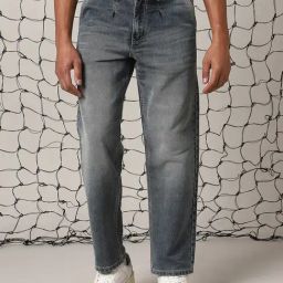 Hubberholme Blue Cotton Relaxed fit Solid Jeans-picture-14