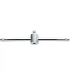 WORKPRO 1/2 inch Drive Size CR-V Steel Chrome Plated Sliding T-Bar, WP275014-43