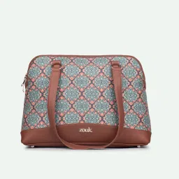 ZOUK Kolkata Nouveau Printed Tote Handbag image 3