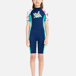 Little Surprise Box Unisex Navy Comfort Fit Printed Swimsuit-image-82