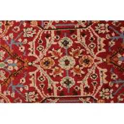Presto Red & Gold Polyester Traditional Carpet image 3