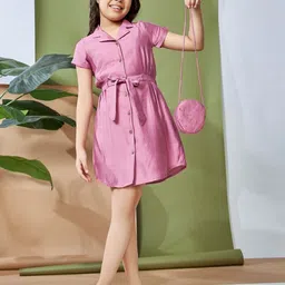Peppermint Georgette A-Line Dress-image-40