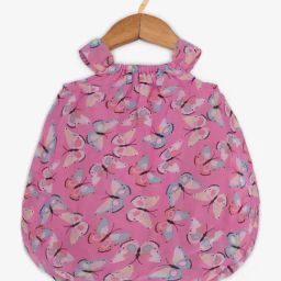 Creative Kid'S Girls Pink Regular Fit Printed Dress-image-91