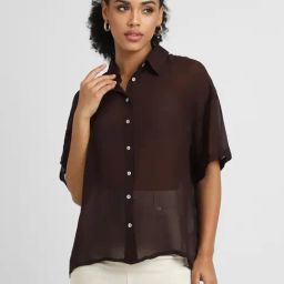 Forever 21 Brown Shirt-image-71