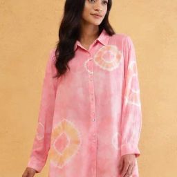 Fabindia Pink Printed Tunic-picture-18