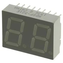 BROADCOM Led Display, Dual, 0.56", He-Red, HDSP-521E-47