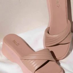 Inc.5 Women's Peach Casual Wedges-image-81