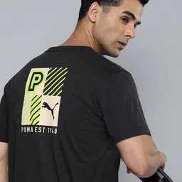 Puma Men Brand Logo Printed M Concept Training dryCELL T-shirt-image-17