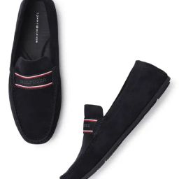 TOMMY HILFIGER Blue Leather Men Slip-On Shoes-image-39