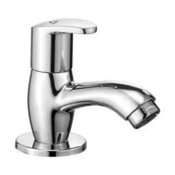 Sparsh Pearl Pillar Tap Nova Series Brass Silver Chrome Finish, NOVA-2402-17