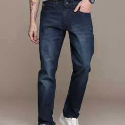 WROGN Men Slim Fit Light Fade Stretchable Jeans-image-61