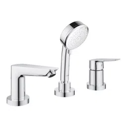 Grohe Bauedge Bath Combination Brass Chrome Finish Silver, 2511710A-picture-48