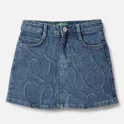 United Colors of Benetton Girls A-Line Mini Skirt-image-85