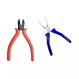 Sky Blue SBE_PLIER_COMBOS_COMBO_892 7.8 inch Stainless Steel Diagonal Plier (Pack of 2)-picture-21