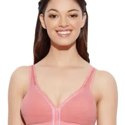 Enamor Pink Non Wired Non Padded T Shirt Bra-image-77