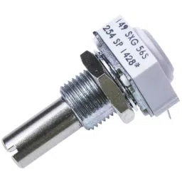 Vishay Panel Mount, Through Hole Rotary Potentiometer 1 W Power 250 kΩ Resistance Pin Terminal, 14910F0GJSX10254KA-picture-26