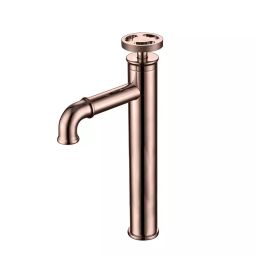 Aquieen  Rose Gold Brass Basin Mixer Tap, AQN 418-picture-15
