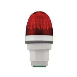 RS PRO Red Steady Beacon 12 V AC/DC & 24 V AC/DC Panel Mount LED Bulb IP66, 2222437-45