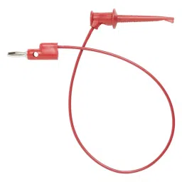 POMONA Hook Clip-StACkable Banana Plug, Red, 3782-24-2-19