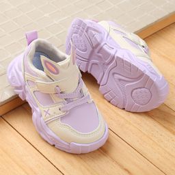 Babyoye Casual Sneaker Shoes with Velcro Closure - Lavender-image-5