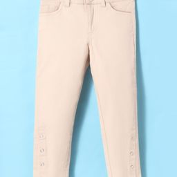Under Fourteen Only Solid Pant - Beige-image-4