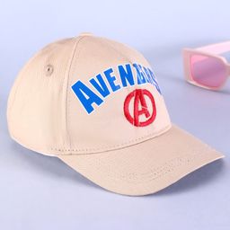 Pine Kids Marvel Summer Caps Caps with Avenger Graphics & Badge Detailing Beige - Diameter 31 cm-picture-28