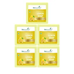 She Essentials Set Of 5 Natural Lemon Soap - 125 g Each-9