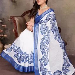 DIVASTRI Ethnic Motifs Zari Saree-picture-7