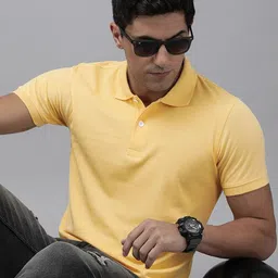 The Roadster Lifestyle Co. Men Solid Polo Collar T-shirt-picture-12