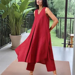 Aaghnya Women Layered Kurta with Trousers-picture-15