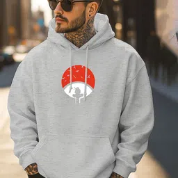 Triptee Men Naruto Anime Printed Hooded Sweatshirt-picture-24