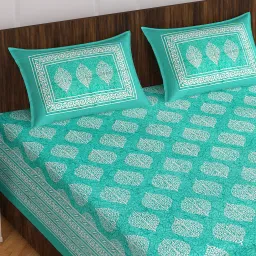 144 TC Cotton Double Printed Flat Bedsheet-25