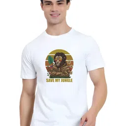 KaamBhari Graphic Printed Round Neck Pure Cotton T-shirt-picture-26