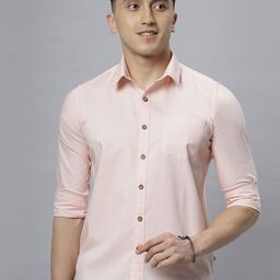 Hence Men Slim Fit Opaque Casual Shirt-image-51