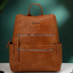 VISMIINTREND Unisex Leather Backpack with Anti-Theft-17