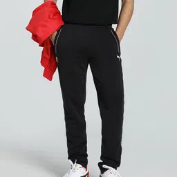 PUMA Motorsport Men Typography Printed Cotton Slim-Fit Mid Rise Track Pants-image-21
