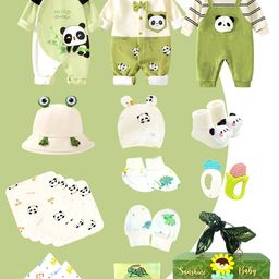 Little Surprise Box LLP Infants 21 Pcs Panda Birthday Gift Hamper Set-21