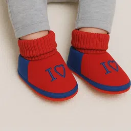ONFEET Kids-Unisex Red Cotton Booties-image-66