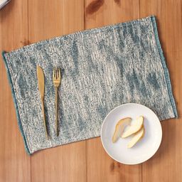 House This Daya 2-Pcs Blue Textured Table Placemats-12
