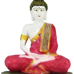 Aura Pink Buddha Idol Showpiece-image-84