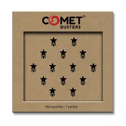 Comet Busters Traditional Designer Bindi - Black-51
